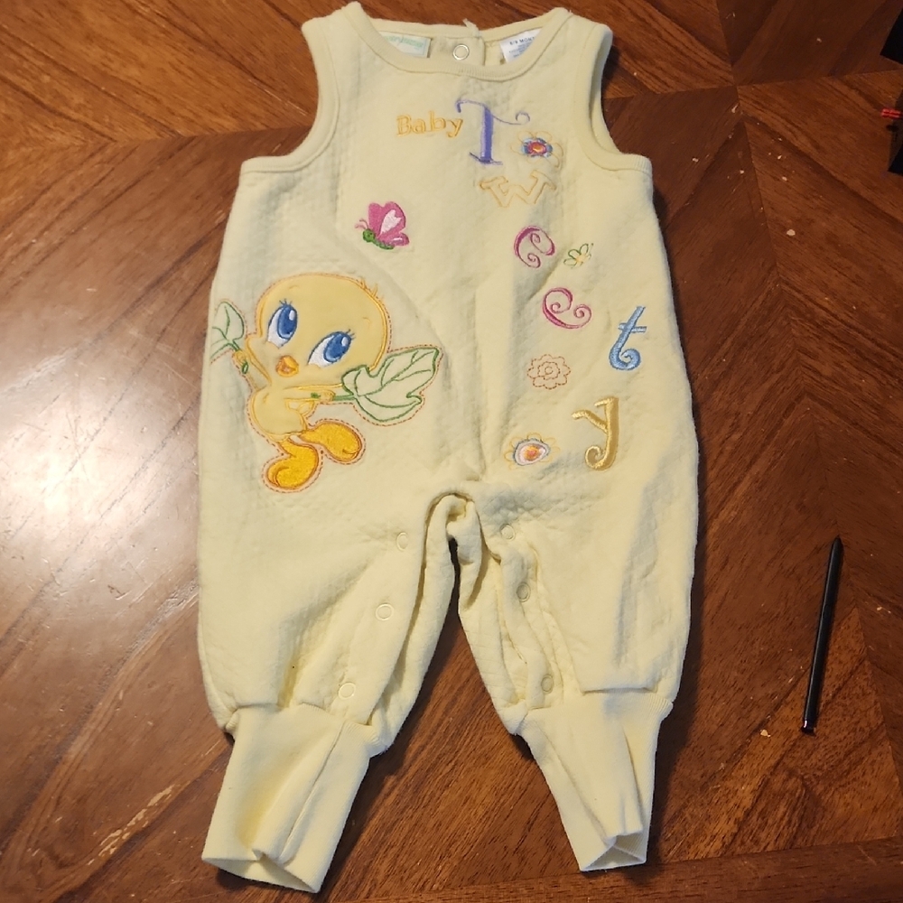 Baby Tweety Yellow Romper